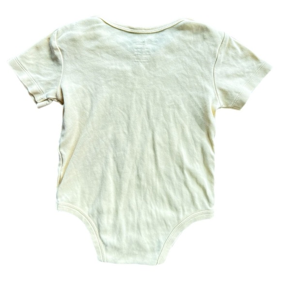 Joe Fresh 18-24M  Girls Yellow Short Sleeve Diaper Shirt/Onesie - Picture 3 of 3